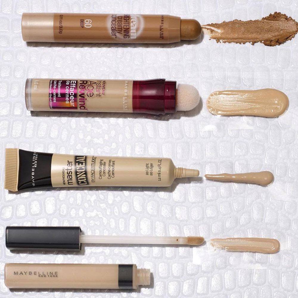 Diferentes tipos de corretor Maybelline