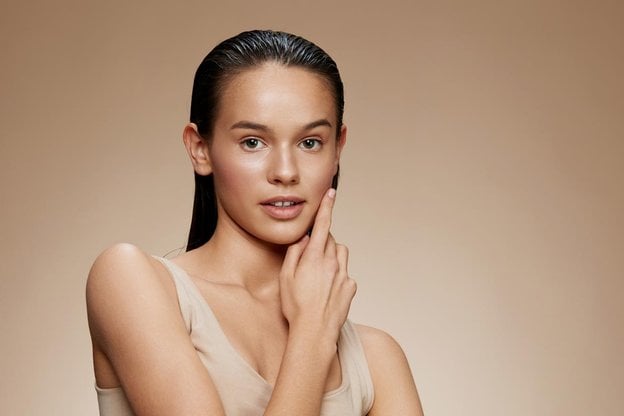 maquiagem efeito molhado