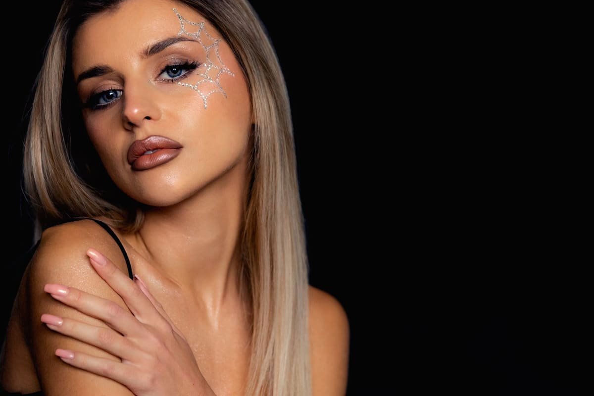 maquilhagem aranha halloween