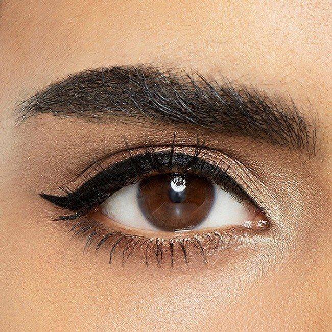 maybelline eyeliner winged eye look 1x1