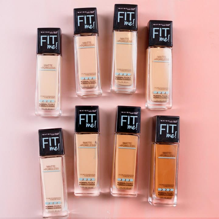 fit me foundation shades