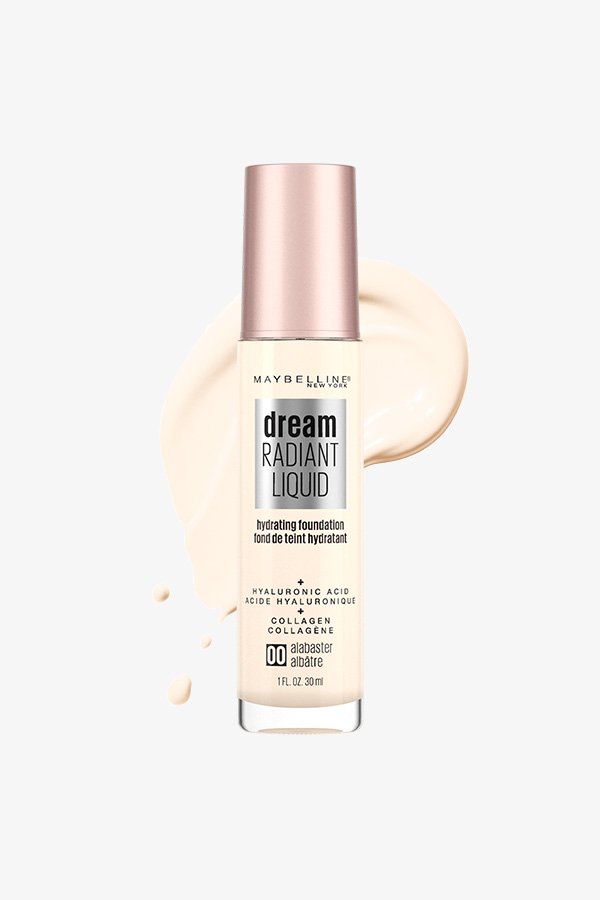 Face make up Foundation Dream radiant liquid medium coverage hydrating foundation Alabaster