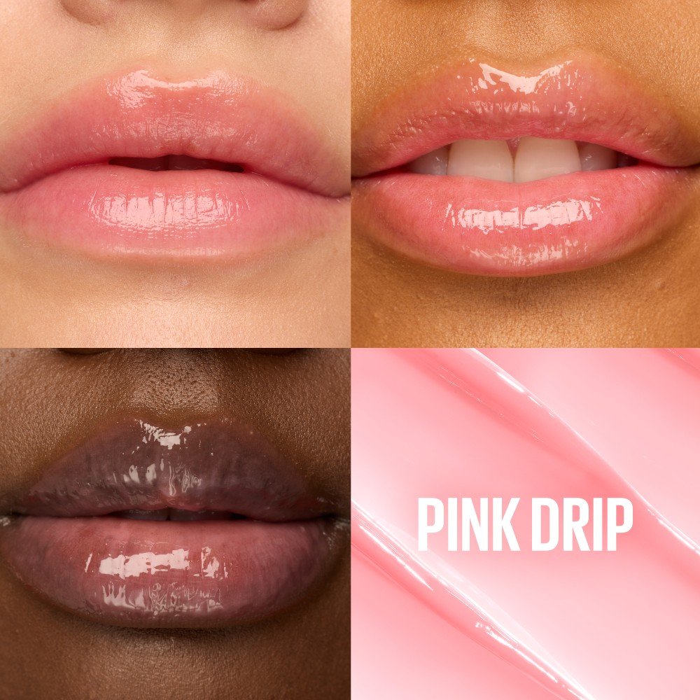 Maybelline Lifter Glaze ATF Macro Grid pink drip