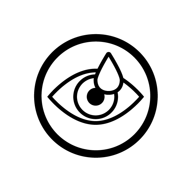 Adequado para olhos sensíveis