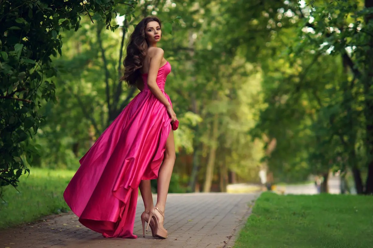 maquiagem para vestido rosa fucsia